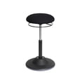 thumbnail image 1 of Seville Classics Airlift 360 Sit-Stand Adjustable Ergonomic Active Balance Non-Slip Desk Stool, Black, 1 of 1