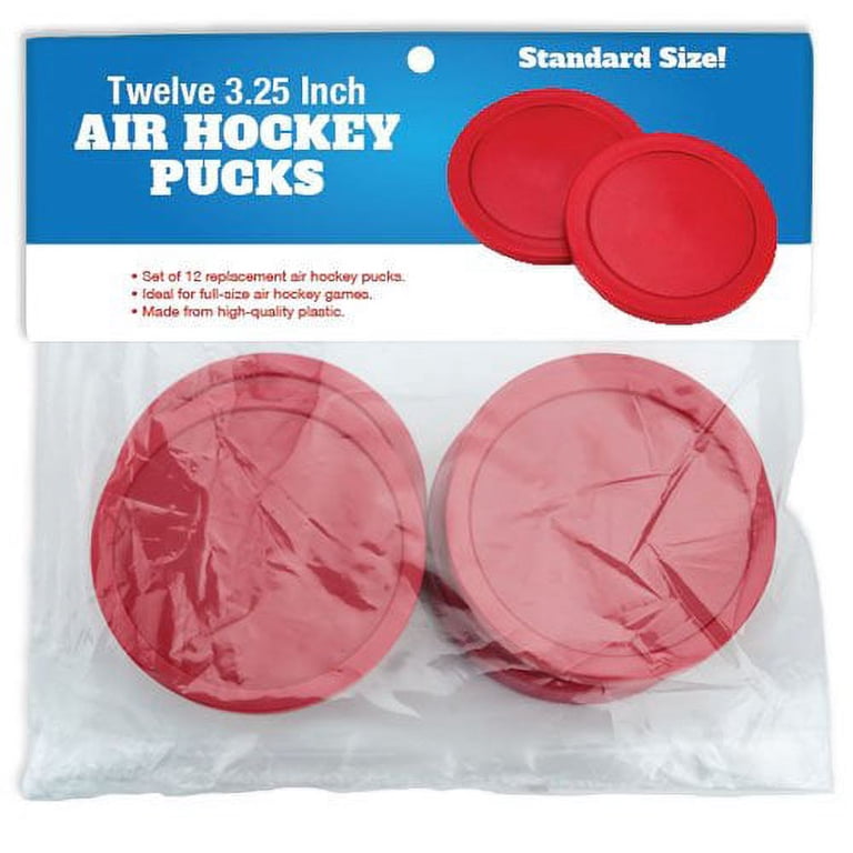 Lot De 12 Palets Air Hockey Pleine Taille (3 1/4 Pouces) - Lourds, Verts - Remplissage Pour Table De Jeu