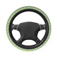 thumbnail image 3 of Elastic Steering Wheel Cover, cute smile frog green Stretch Thickening Car Steering Wheel Cover Women Men, Steering Wheel Protector Universal 15 in, 3 of 7