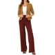 thumbnail image 2 of BLAZER CHIC para Mujeres, Abierto al Frente, Ideal para el Trabajo, Chaqueta de Traje Corta de Verano, Color Caqui Oscuro, Talla 2XL, 2 of 6