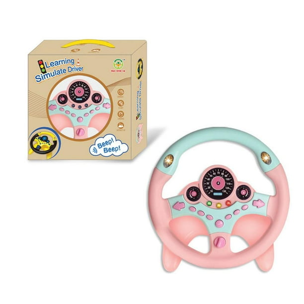 Volante Para Niños, Juego De Juguete, Volante De Simulación, Conducción, Juguete Educativo Para Edades Tempranas, Regalo Para Niños Moyic FN008330-02