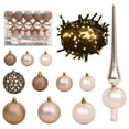 thumbnail image 2 of vidaXL Artificial Hinged Christmas Tree 150 LEDs & Ball Set 59.1", 2 of 7