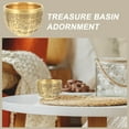 thumbnail image 3 of GOOHOCHY Golden Brass Treasure Bowl for Meditation with Delicate Details and Proper Size 3.5 Inches, 3 of 8