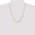 thumbnail image 4 of Auriga Fine Jewelry 14K Yellow Gold 2.25mm Rope Chain Necklace 18inch for Women, 4 of 5