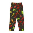 thumbnail image 5 of Naloa Chili2 Print Women’s Ultra-Soft Comfy Pajama Lounge Pants with Pockets & Drawstring, 5 of 8