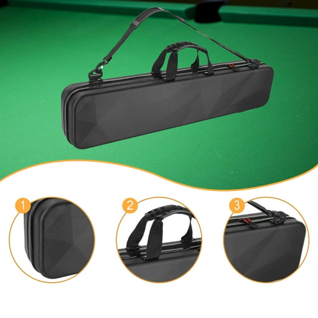 DYNWAVECA Sac de Rangement pour Billard avec Poche Extérieure, Noir