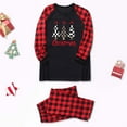 thumbnail image 2 of Uaswgudfs Matching Pajamas Set for Family Red Christmas Pjs Sleepwear Xmas Tree Graphic Plaid Loungewear Soft Homewear, 2 of 6