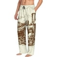 thumbnail image 2 of Daiia Train Men's Sleep Pant with Pockets and Drawstring,Pajama Pants-Large, 2 of 9