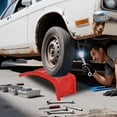 thumbnail image 5 of Heavy Duty Low Profile Car Ramps 8" Lift (2 Pack) - 8000LB Capacity Solid Steel Auto Ramps for Trucks, SUVs - Ideal for Oil Changes, Tire Rotation & Maintenance - 4000LB Per Ramp, Red, 5 of 6