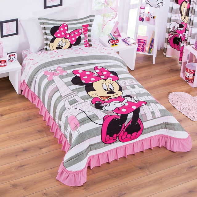 Colcha sencilla Minnie París Colchas Concord