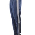 thumbnail image 2 of Men's Hooded Working Out Running Gym Fitness Casual Jogging Tracksuit 2 Pcs Set (Navy, XL), 2 of 3