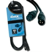 American DJ AC3PDMX10 3-Pin Dmx Polyvinyl Chloride Cable Dufoil 10 Feet Tinned