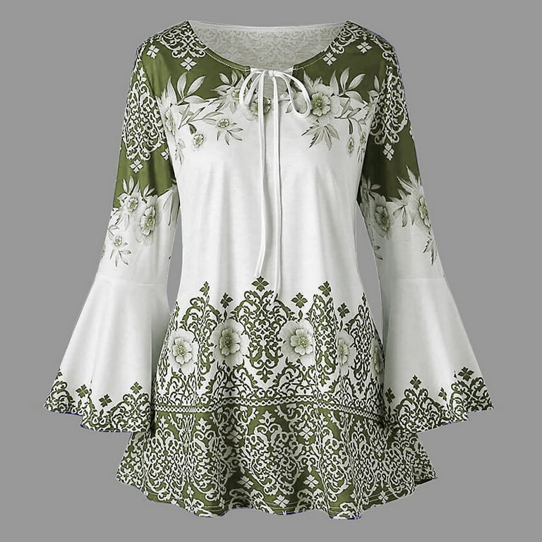 asdoklhq Womens Round Neck T Shirts Fashion Womens Plus Size