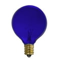 thumbnail image 2 of Pack of 25 Incandescent G50 Blue Christmas Replacement Bulbs, 2 of 2