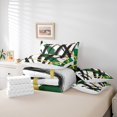 thumbnail image 6 of Homewish Geometric Stripes 7-Piece Reversible Twin Comforter Set for Teens, Vintage Design, 6 of 8