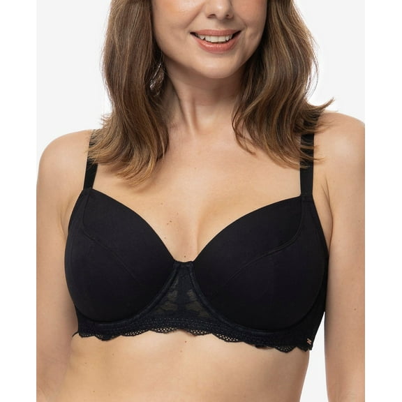 Dorina Women's Hera Non Padded Underwire Bra, D001683CO009 - Black, Size 40D