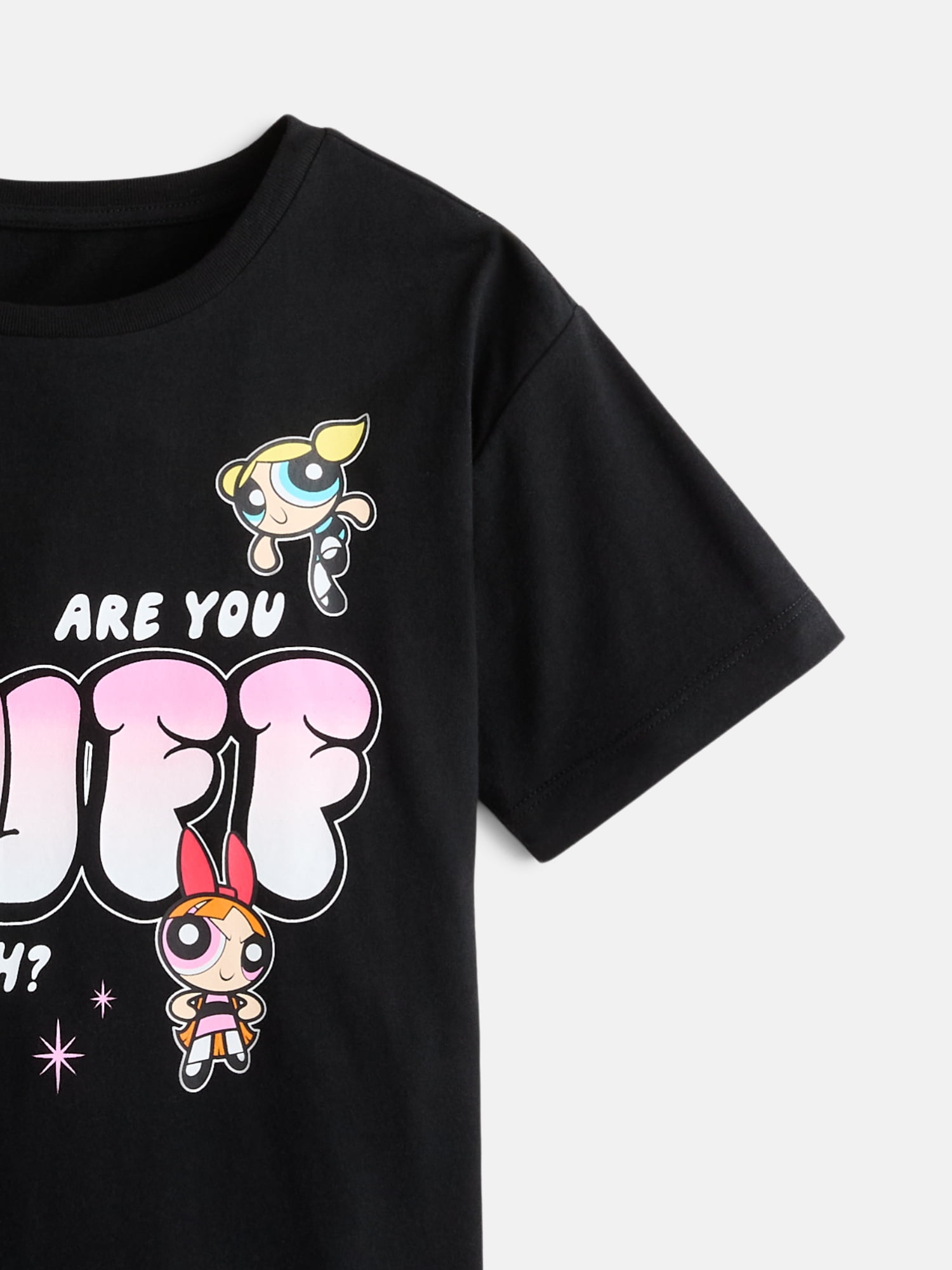 The Powerpuff Girls Graphic Tee with Short Sleeves for Girls, Sizes 4-16