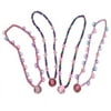 US Toy Company Princess Jewel Necklaces - Pink/Purple - 17in. Long