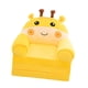 thumbnail image 4 of Sofá de sofá de sofá plegable para niños dibujos animados para lavar, cómodo, tumbona liviana para niños pequeños, cama de sofá para dormitorio de Amarillo, 4 of 8