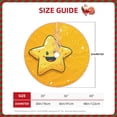 thumbnail image 2 of Lukts Happy Cartoon Star Print Color Life Christmas Tree Skirt, Winter Holiday Tree Mat Decoration ,Can be Used as A Shawl-48", 2 of 6