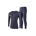 thumbnail image 1 of Guardurnaity Conjunto de ropa interior térmica de estilo informal para hombre de otoño, capa Base para hombre, Tops cálidos, Kit de pantalones, ropa de Ropa interior Gris oscuro 2XL Guardurnaity AP013784-07, 1 of 6