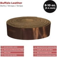 thumbnail image 2 of European Leather Works - Buffalo Belt Blanks 8-10 oz 3-4mm Size: 2.75"x50" 7x127cm - Vintage Cognac Color Leather Belt Straps/Strips for Tooling, 2 of 8