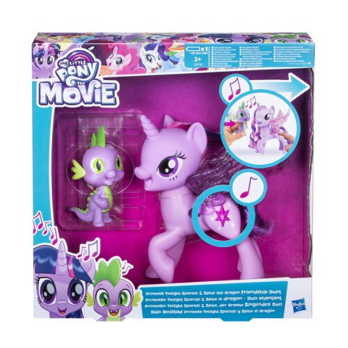 Hasbro My Little Pony Action Figures Model Twilight Sparkle Kawaii Anime Figures Collection Hobby Gifts Toys Gong Bohan LED