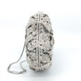 thumbnail image 2 of StyleSack Rose Crystal Clutch Purse for Women - Rhinestone Evening Bag, Wedding Party Purse with Chain, 2 of 7