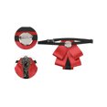 thumbnail image 3 of INSPIRE CHIC Women's Rhinestone Brooch Pre-tied Ribbon Elegant Ties Red, 3 of 5