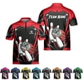 thumbnail image 2 of Custom Bowling Jersey for Men & Women - Style Shirts for Team (Green, L), 2 of 7