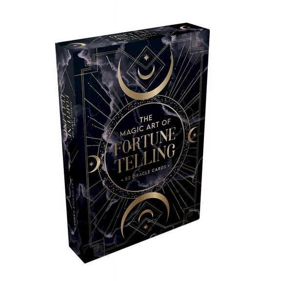 The Magic Art of Fortune Telling: 52 Oracle Cards, (Hardcover)