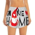 thumbnail image 2 of Fotbe Gnome Home With A Cute Gnome Womens High Waist Running Shorts Athletic Workout Quick Dry Shorts for Women with Pockets Gym Yoga Summer Shorts-Small, 2 of 9