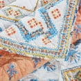 thumbnail image 3 of Saltoro Sherpi Foulard Fabric Full/Size  Quilt Set On Ivory Base Multicolor, 3 of 3