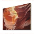 thumbnail image 2 of Designart "Harmony Amidst Antelope Canyon II" Landscapes Print on Natural Pine Wood, 2 of 5