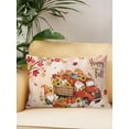 thumbnail image 2 of Outdoor Pillows Waterproof, Fall Truck Pumpkins Bedding Throw Pillows with Insert for Couch Sofa Bed, Thanksgiving Maple Leaves Autumn 12x20 Inch Pillowcases Decorative Camping Patio Pillow Set of 1, 2 of 8