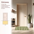 thumbnail image 3 of ODIKA 4'x6' Machine Washable Non-Slip Area Rug, Elegant Minimalist Hexagon Arrangement High Traffic Rug, Green, 34456, 3 of 7