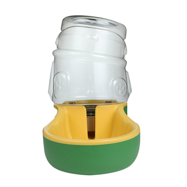 Comedero automático de gravedad para mascotas de plástico PP de gran capacidad de 3,3 l, bebedero tipo plato Dispensador de agua