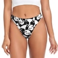 thumbnail image 1 of Balery Seamless Pattern Cute Panda Tangas de Algodón para Mujer con Estampado – Ropa Interior Sexy, Transpirable, G-string-3X-Large, 1 of 6