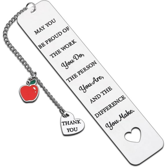 Teacher Appreciation Gifts for Women - End of Year Teacher Bookmarks, Back to School Supplies,Teacher Bookmarks Bulk, Thank You Gifts for Teacher Staff from Students Teacher Day Christmas Graduation