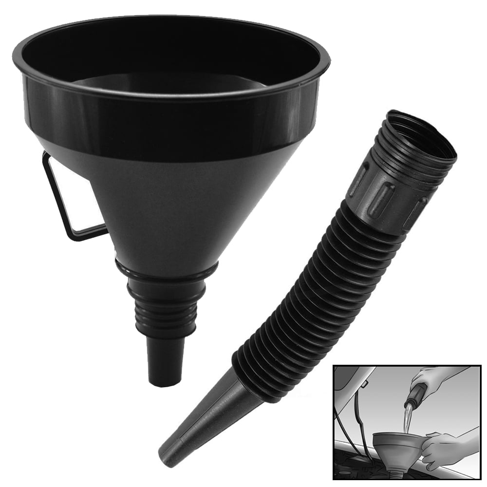 Funnel King 5.5" Flexible Spout Funnel Fits Gallon,Quart & Pint Made In USA 