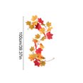 thumbnail image 3 of Cadancy Fall Garland Maple Leaf Vine Autumn Home Decor Artificial Hanging Foliage for Porch Swing Mantle Harvest Festival Thanksgiving Decoration Seasonal Party Supplies, 3 of 6
