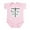Petal Pink, variant on CafePress - Born To Climb Infant Bodysuit - Baby Light Bodysuit, Size Newborn - 24 Months