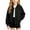 Black, variant on WAVSUF Girls Bomber Jacket, with Pockets Windproof Long Sleeve Fall Casual Baseball Jackets Black 7-8