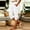 White, variant on BUIGTTKLOP Women Yoga Capri Pants Low Waisted Comfy Lounge Sweatpants Side Split Cropped Pants with Side Pockets