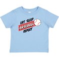 thumbnail image 3 of Inktastic Eat, Sleep, Baseball, Repeat Boys or Girls Baby T-Shirt, 3 of 5