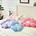 thumbnail image 4 of SUSIELADY Flower Pillow, Flower Shaped Pillow Decorative Throw Pillows for Bed Couch Sofa Bedroom Living Room, Cute Daisy Pillow Dorm Decor Floor Seating Cushion, 11.81” , Purple, 4 of 7