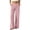 Pink, variant on XUNKUSGA Corduroy Pants for Women Vintage Solid Color High Waist Wide Leg Pants for Women with Elastic Back Band Fashion Front Patch Pockets Fall Winter Outfits Office Wear S