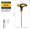 4, variant on T-Type Flat Ball Hex Wrench Extended Handle for Tight Spaces