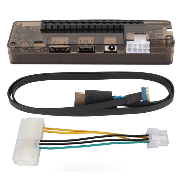 Base para tarjeta de video para computadora portátil NGFF M.2 A Key de 6 pines y 8 pines, estable y segura, ABS, EXP externa GDC para juegos de computadora en PC.