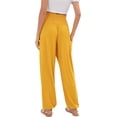 thumbnail image 2 of Women's Harem Pants, High Waist Yoga Boho Trousers with Pockets, 2 of 17